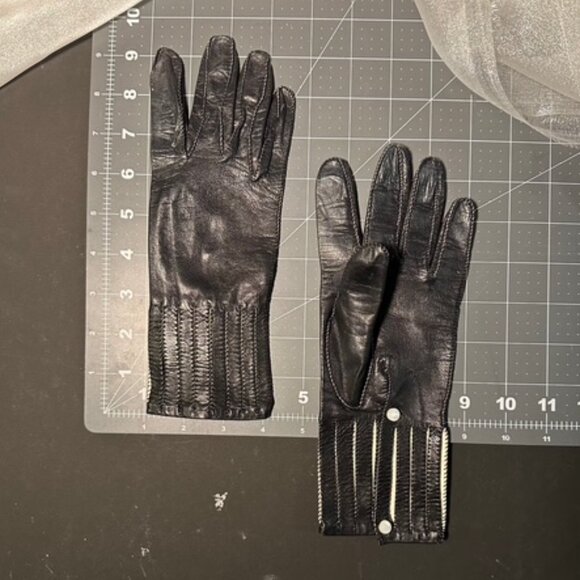 Vintage Ladies Leather Gloves Vintage 50’s-60’s Mint - Picture 7 of 15